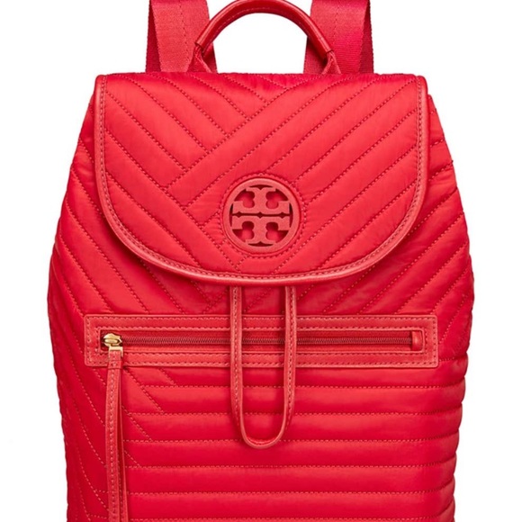 HP3 New ♥️ Tory Burch Quilted Nylon Backpack - Picture 9 of 14